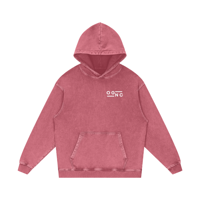 Acid Wash Oversize Hoodie