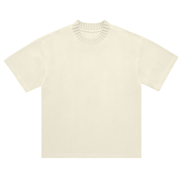 Heavyweight Knitted Round Neck T-Shirt