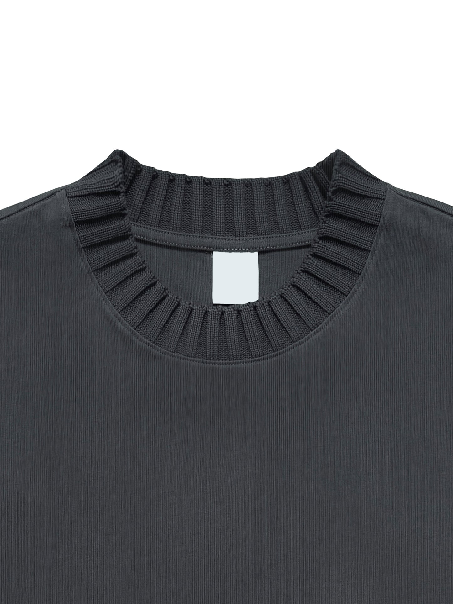 Heavyweight Knitted Round Neck T-Shirt