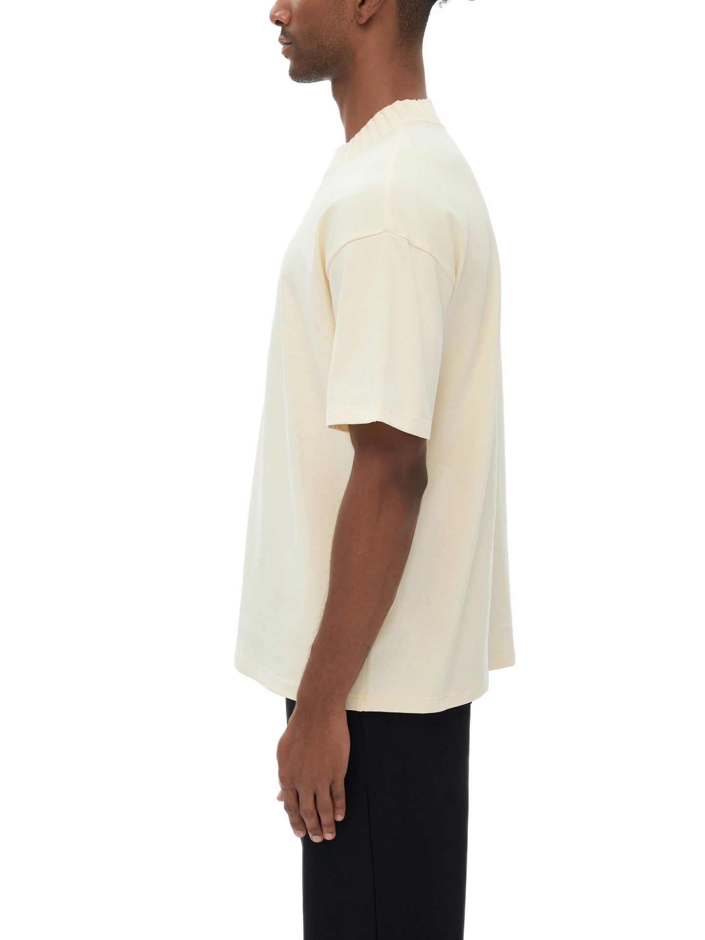 Heavyweight Knitted Round Neck T-Shirt