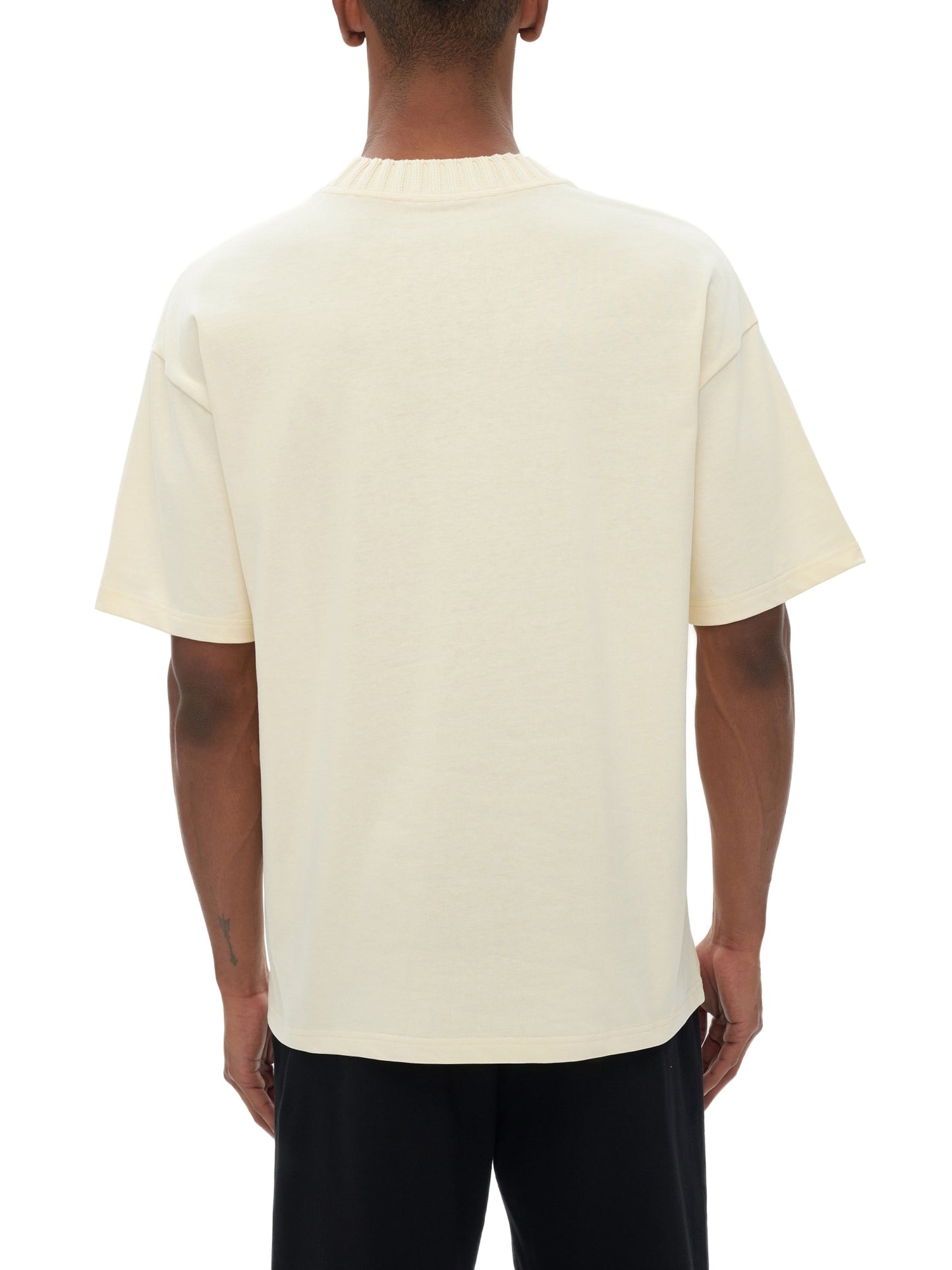 Heavyweight Knitted Round Neck T-Shirt